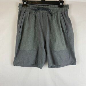 Lululemon Men's Shorts Gray Elastic Tie Waist Pockets